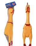 Shrilling Chicken Pet Toy 14 Inches Tall New Ships Now. Fixed Price $6.00.