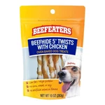 Beefeaters Rawhide Twist Sticks With Chicken Dog Treats 10 Ounce High Protein. Fixed Price $15.29.