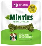 Dog, Sergeants Minties Dental Treats For Dogs Tiny Small (40 Count). Fixed Price $31.14.
