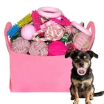 Pawsaion Puppy Toys Set - 20 Pack Pink Dog Chew For Teething Small. Fixed Price $56.99.