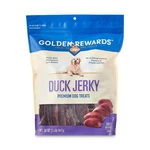 Golden Rewards Duck Flavor Premium Dry Jerky Treats For All Dogs, 32 Oz. Fixed Price $29.96.