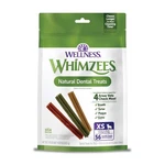 Wellness Whimzees Natural Dog Dental Sticks, Freshens Breath, Extra Small. Fixed Price $9.80.