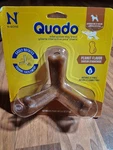 Quado Natural Peanut Flavor Edible Dog Chew Helps Remove Plaque And Tartar. Fixed Price $8.39.