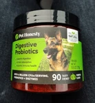 Pet Honest Probiotics For Dogs 90 All-natural Chews Pumpkin Flavor. Fixed Price $19.50.