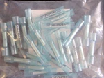 Heat Shrink Marine Grade Butt Connectors 25 Pac Blue 60191 16-14GA Wire Splice. Fixed Price $24.65.