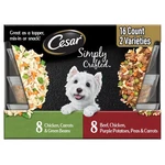 Cesar Simply Crafted Wet Dog Food Toppers For Dry 16 Count (pack Of 1), Black. Fixed Price $43.00.