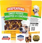 Beefeaters Dog Treats Sweet Potato Chews 28 Oz Resealable Bag Rawhide-free Jerky. Fixed Price $36.28.