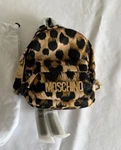 AW21 Moschino Couture Jeremy Scott Leopard Print Shoulder Bag Mini Backpack. Fixed Price $195.00.