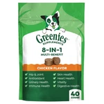 Dog Supplements 8-IN-1 Multi Benefit Chicken Flavor 40 Count 7.76OZ Greenies. Fixed Price $20.00.