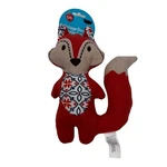 Pet Central Vintage Dog Toy Fox Mini Cutie W/ Squeaker Plush 7.5" 8.5". Fixed Price $7.99.