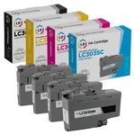 Compatible Brother LC3035 Ultra High Yield Ink: Black Cyan Magenta Yellow. Fixed Price $87.99.