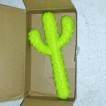 Mewajump Dog Toys For Aggressive Chewers, Durable Rubber Cactus. Fixed Price $12.99.