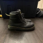 Dr. Martens Men's Hynine St 6 Tie Boots, Black Size 8. Fixed Price $75.00.