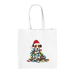 Jack Russell Christmas - Canvas Tote Bag Dogs Love Xmas Cute Pets. Fixed Price $12.81.