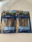 Lot Of Barkworthies Meat Lovers Dog Chews All Natural 4.2OZ Each Bag. Fixed Price $18.00.