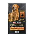 Purina Pro Plan Complete Essentials Adult Dog Food Chicken Rice 47LB Bag. Fixed Price $57.85.