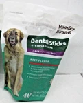Wonder Bound Chicken Flavor Dental Sticks For Large Dogs 40 Total. Fixed Price $21.99.
