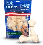 100% Made In Usa Beefhide 6-7" Knotted Bones Dog Chew Treats Natural Flavor, 8. Fixed Price $48.78.