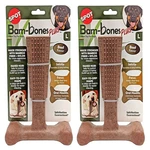Spot Ethical Pet 2 Pack Of Bambones Plus Dog Chew Toys Large 7 Inch Beef Flavor. Fixed Price $44.44.
