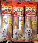 3 - 2 Packs Hartz Oinkies Smoked Pig Skin Bacon Flavored Wrap Dog Treat Chews. Fixed Price $9.99.