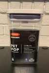 Oxo Good Grips Pet Pop Container - New 1.1 QT/1 L. Capacity Is For Lb Treats. Fixed Price $16.00.
