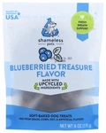 Shameless Pets Blueberried Treasure Soft-baked Dog Treats 6 Oz. Fixed Price $31.99.