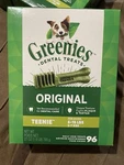 Greenies Mint Flavor Grain Free Dental Treats 27 Oz. For Small Adult Dog. Fixed Price $24.99.
