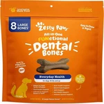 Zesty Paws All-in-one Functional Dental Chews For Large Dogs (8 Bones). Fixed Price $16.97.