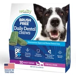Vetality Daily Dental Chews For Dogs 30 Count Fresh Breath Teeth Cleaning Treats. Fixed Price $32.39.