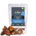 Dog Treats Meaty Buffalo Knee Caps Bones 10-PACK Rawhide Free Grain. Fixed Price $32.80.