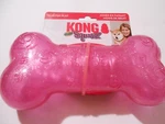 Kong Squeezz Crackle Lg Pink Bone Toy Quieter Play Outdoor L-m Chewing. Fixed Price $11.75.