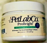 Petlab Co. Probright - Cleaner Teeth/fresh Breath 30 Scoops Small Dogs!. Fixed Price $28.95.