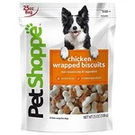 Petshoppe Chicken Wrapped Biscuits Grain Free Dog Treats 1.56 Pound Pack. Fixed Price $40.99.