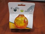 Nip Ourpets Smarter Interactive Iq Treat Ball Slow Feed Dog Toy Orange 3 Inch. Fixed Price $10.00.