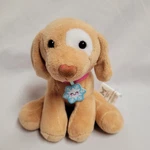 Members Mark Brown Puppy Dog 6" Plush Toy Winter Christmas Snowflake Collar Htf. Fixed Price $19.95.