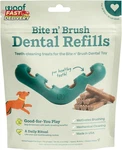 Woof - Bite N' Refills Treats For The Dog Toothbrush Toy Scrub Plaque An. Fixed Price $21.37.