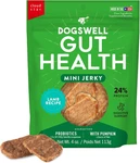 Gut Health Mini Jerky Functional Dog Treats, Lamb 4 Oz. Bag. Fixed Price $19.99.