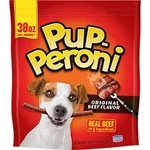 Pup-peroni Dog Treats, Original Beef Flavor, 38 Assorted Names Sizes. Fixed Price $25.04.