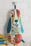 Pioneer Woman Reusable Fabric Bag Saver Floral Dog Chicken Cat Whimsy Ditsy New. Fixed Price $14.99.