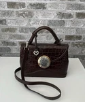 Brighton Klara Medium Satchel Shoulder Bag Chocolate Leather Ferrara F997854. Fixed Price $199.00.