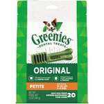 Greenies Original Petite Dental Dog Treats 12 Oz 20 Count Pack. Fixed Price $25.19.