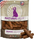 Loving Pets Natural Value Duck Sausages - Soft Jerky Dog Treats For Large & Smal. Fixed Price $11.95.