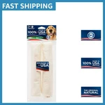 100% Usa-made Beefhide Chew Rolls Dental Health Treats For Medium Dogs. Fixed Price $18.04.