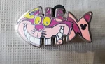 Disney Trading Pin Hong Kong Hkdl Hidden Mickey Cat Fish Bone Cheshire. Fixed Price $8.50.