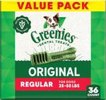 Veterinarian-recommended Adult Natural Dental Dog Treats Regular Size,. Fixed Price $79.99.