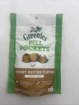 Greenies Pill Pockets For Dogs Tablet Size Peanut Butter Flavor 30CT Bb 05/26. Fixed Price $12.89.