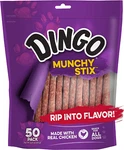 Dingo Non-china Munchy Stix Chews For All Dogs, 50-COUNT. Fixed Price $8.39.