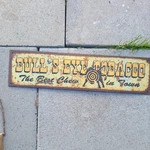 Bull's Eye Tobacco The Best Chew Town Vintage Country Street Sign. Fixed Price $7.99.