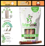 Natural Beef Bully Sticks For Dogs 11-12" (8OZ) Long Lasting Chews Aggress. Fixed Price $44.99.