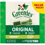 Greenies Original Teenie Dental Dog 36OZ (130 Treats) Plaque/tartar. Fixed Price $60.99.
